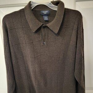 Mens Large Dockers Polo Sweater